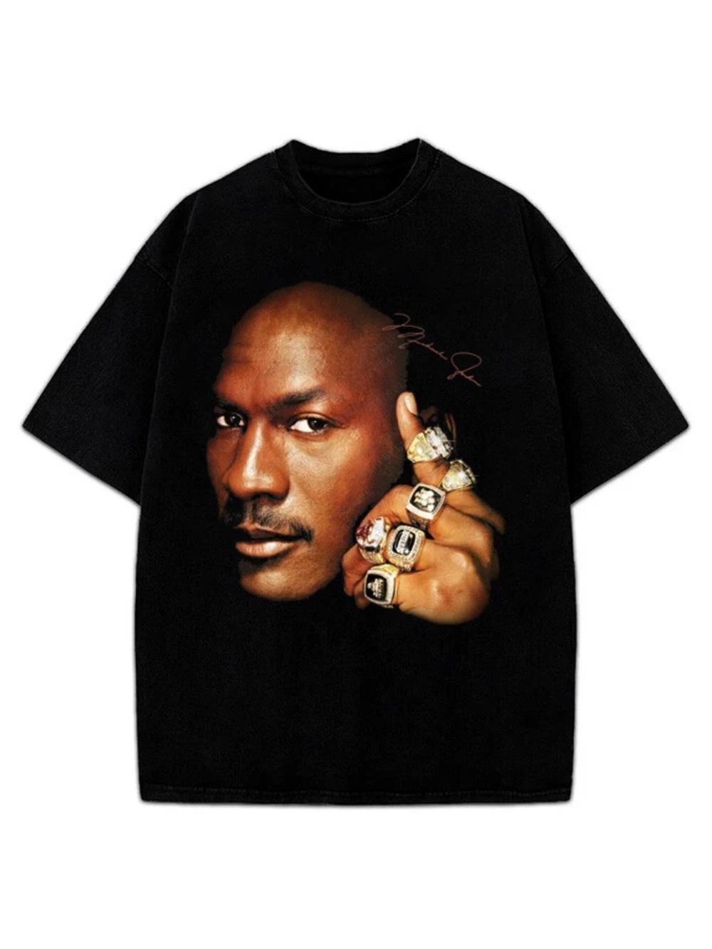 Michael Jordan Six
Championship 6 Rings Lst Dance 90's Bulls T-Shirt Sz XL NWOT